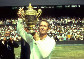 Род Лэвер завоевал в 1969 году Уимблдонский титул. Равно как и три остальных титула Большого Шлема
